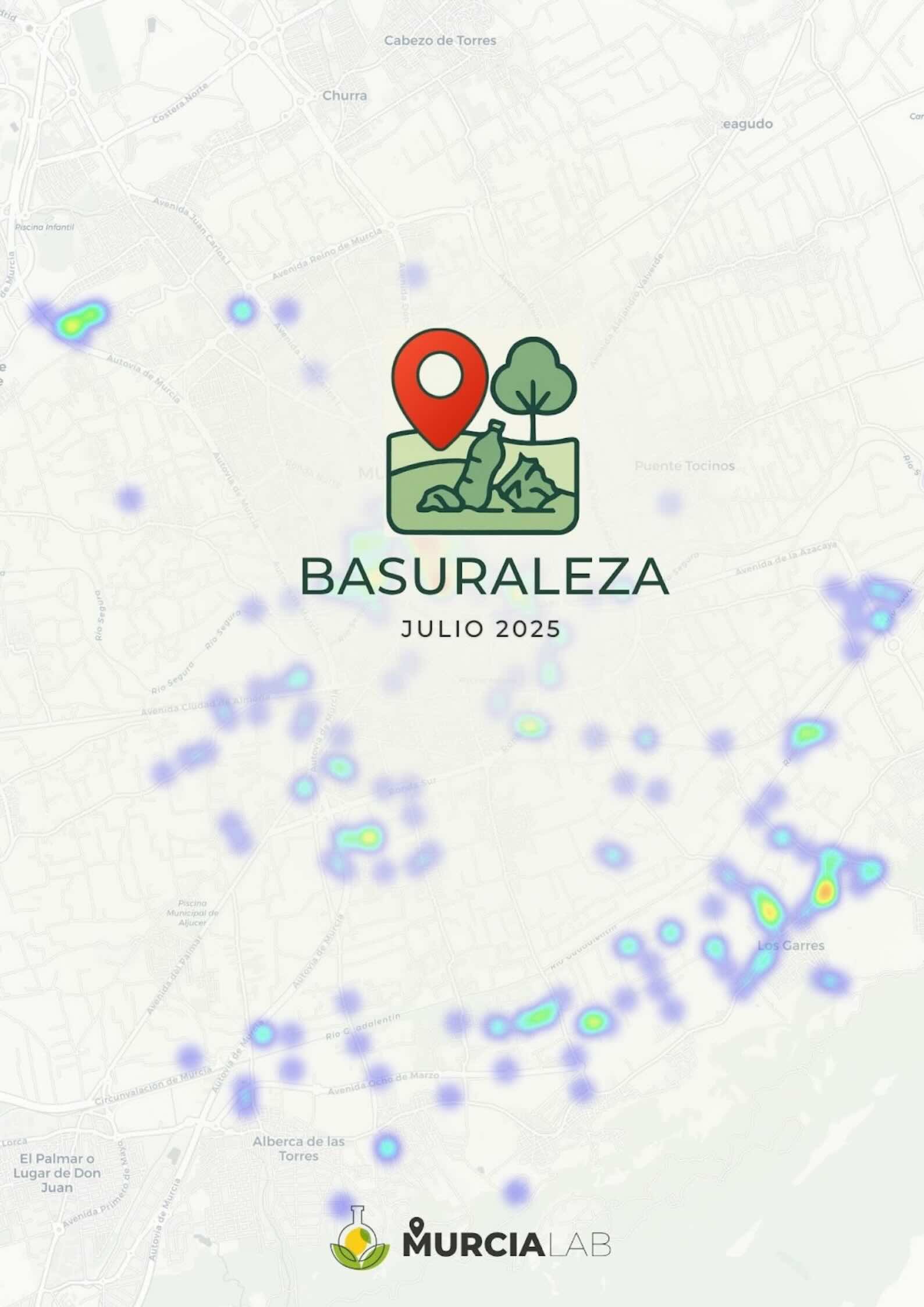 Portada del informe Basuraleza Julio 2025